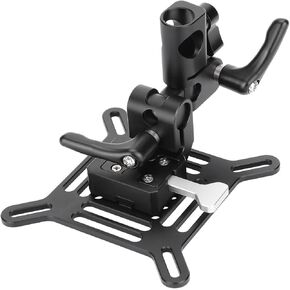 CAMVATE Adjustable 75 x 75 & 100 x 100mm VESA Mount for 16MM Light Stand Mount - 3498