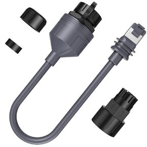 QUIDDITY Starlink Ethernet Adapter, Compatible with Starlink V3/Mini Dishy IP68 Water-Resistant Starlink Extension Cable to RJ45 Female Connectors Coupler for SPX V3 Dish(2 Pack)