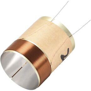 Uxcell 25.5mm 1 "مكبر الصوت ملف صوتي طبقات مزدوجة الأسلاك النحاسية المستديرة باس المتكلم استبدال أجزاء