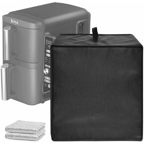 2024 New Air Fryer Dust Cover, Heat-Resistant, Waterproof And Dust-Proof 600D Nylon Material, Compatible For Ninja SL201/SL401 Double Stack XL 2-Basket 8/10 QT 6-In-1 Air Fryer