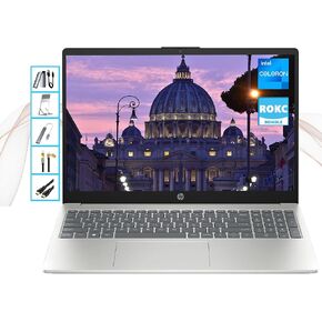 HP 2025 Pavilion 15 inch Touchscreen Laptop | 15.6" HD Computer| 64GB RAM | 1TGB SSD & 128GB Portable SSD| Intel Core i3-1215U| Wi-Fi 6E| Copilot Ready| Ultra Light| AI-Powered Windows 11| RK Bundle