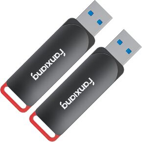 fanxiang 2 Pack 64GB USB Flash Drive, USB 3.2 Gen1 Thumb Drive, 200MB/s USB Drive, USB A Memory Stick Jump Drive for Storage and Backup, F309