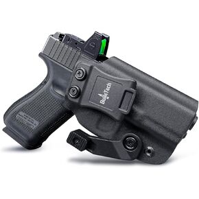 IWB Kydex Holster Optics Cut &Claw Fits: Glock 19 19x 25 44 45 19X Mos Gen 3 4 5 &Glock 23 32 Gen 3 4￨Inside Waistband Concealed Carry For G19 G19x G23 G32 G32 G45 With Optical Sight/Red Dot