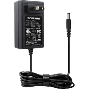 Kado AC Adapter 12V-2.5A 30W Power Cord Genuine Parts Made for Sceptre Monitor C248W-FW100T C248W-1920RN E205W-16003RT E225W-19203R E225W-FPT E248W-19203R E248W-FW100T E248W-FP100T E248W-FPT Series