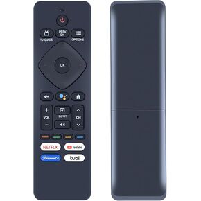 New Voice RF439A-V06 RF439AV06 URMT26CND001 Replacement Remote Control for Philips LED 4K Android Smart TV 43PFL5766/F7D 55PFL5766/F7D 55PFL5766/F7E 65PFL5766/F7D 50PFL5766/F7D 55PUL7472/F7