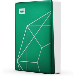 WD 6TB My Passport Ultra Portable Hard Drive HDD, 20th Anniversary Emerald Drive, USB-C, with Backup Software and Password Protection - WDBECU0060BGN-WESN