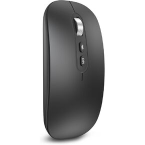 RaceGT Bluetooth Mouse, Rechargeable Slim Mouse for MacBook Air/Pro, Wireless Silent Travel Mouse for iPad/Mac/Laptop/PC/Computer/Notebook/Chromebook