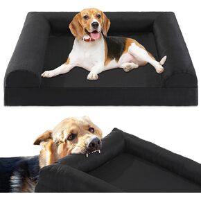 BALAPET Durable Chew Proof Dog Bed, Indestructible Dog Crate Bed for Small& Medium Dog,Orthopedic Dog Couch & Sofa