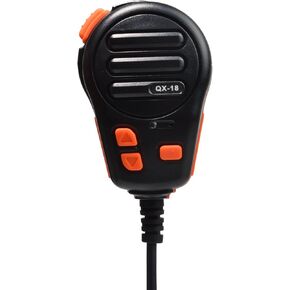 UAYESOK QX-18 USB Handheld Speaker mic for Euro Truck Simulator 2, with Speaker PTT, Support New Energy Car Computer/Android Phone/Computer/Laptop, Keyboard Customization with mic Holder