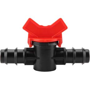 Aquarium Water Changer Control Valve, Plastic Fish Tank Control Valve, Hose Tube Pipe Connector Aquarium Air Control Lever Valve 1/4 (6 points equal diameter regulating valve)