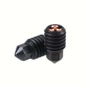 Bambu Lab 0.4mm Nozzle CHT Hardened Steel High Flow Nozzle for Bambu Lab X1/X1C/P1P/ P1S 3D Printers 2 Pieces
