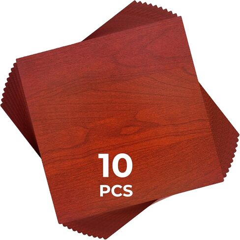 Creality 6 Pcs Mahogany Plywood-12x12x1/8 Inch-3mm Thick Mahogany Unfinished Wood for Cutting and Engraving, Architectural Models, CNC Cutting,DIY Projects in Saudi Arabia