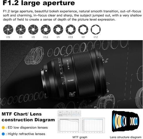 VILTROX PRO Series 75mm f/1.2 for Fuji X mount Camera, Auto Focus Large Aperture APS-C Prime Lens Designed for Fujifilm FX Cameras X-A7 X-E3 X-E4 X-H1 X-M1 X-Pro3 X-S10 X-T2 X-T3 X-T4 X-30II X-H2 X-T5 in Saudi Arabia