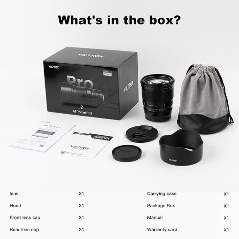 VILTROX PRO Series 75mm f/1.2 for Fuji X mount Camera, Auto Focus Large Aperture APS-C Prime Lens Designed for Fujifilm FX Cameras X-A7 X-E3 X-E4 X-H1 X-M1 X-Pro3 X-S10 X-T2 X-T3 X-T4 X-30II X-H2 X-T5 in Saudi Arabia