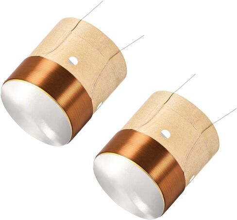 uxcell 2pcs 35.5mm 1.5" Woofer Voice Coil 2 Layers Round Copper Wire Bass Speaker Replacement in Saudi Arabia