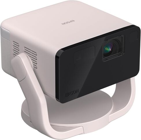 جهاز عرض ليزر ذكي محمول Epson EpiqVision Mini EF22، ساطع 1000 لومن، FHD 1080p HDR، 3-Chip 3LCD، Google TV، Netflix، حامل دوار، مكبرات صوت ستيريو، الفناء الخلفي/المسرح المنزلي، أزرق حجري in Saudi Arabia