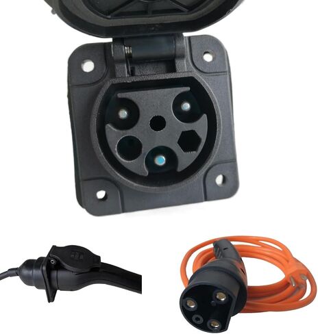 Charging Power Cord Assembly Fits for Evolution ICON EV Golf Carts, Replaces OEM# 2.04.0620 in Saudi Arabia