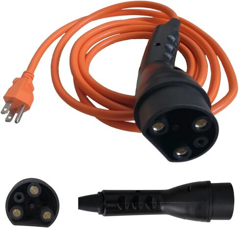 Charging Power Cord Assembly Fits for Evolution ICON EV Golf Carts, Replaces OEM# 2.04.0620 in Saudi Arabia