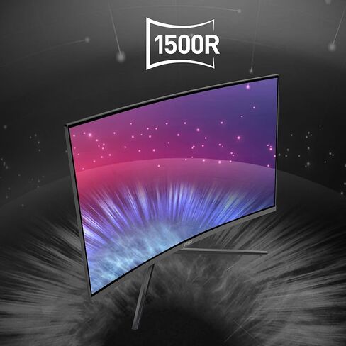MSI G32CQ5P، شاشة ألعاب مقاس 32 بوصة، شاشة ألعاب منحنية 2560 × 1440 (QHD)، 1 مللي ثانية، 170 هرتز، FreeSync Premium، 1500R، HDMI، DisplayPort، إمالة، دوران، محوري وارتفاع قابل للتعديل. in Saudi Arabia