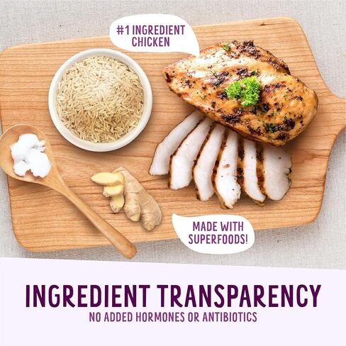 Health Extension Heart-Shaped Crunchy Biscuits, 12oz (340g) – Buffalo Recipe, GMO-Free Dog Training Treats for Small Breeds, Added Vitamins & Minerals (Pack of 4) in Kuwait