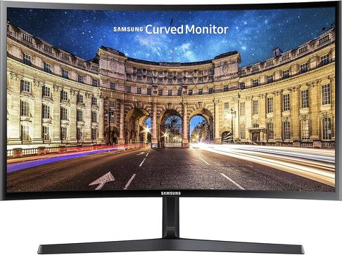 Samsung IT LC27F398FWNXZA شاشة منحنية Samsung C27F398 مقاس 27 بوصة (تصميم نحيف للغاية) (متجددة) in Saudi Arabia