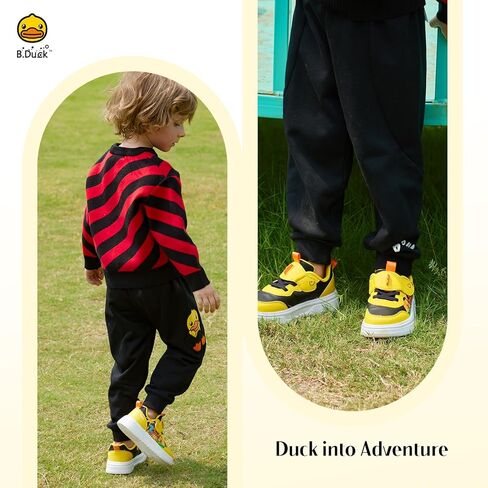 أحذية B.Duck للأطفال الصغار للفتيات والفتيان [مريحة وعصرية] أحذية أطفال أحذية تنس للأطفال الصغار أحذية رياضية للأطفال الصغار/الأطفال الصغار مقاس 8-13 in Kuwait