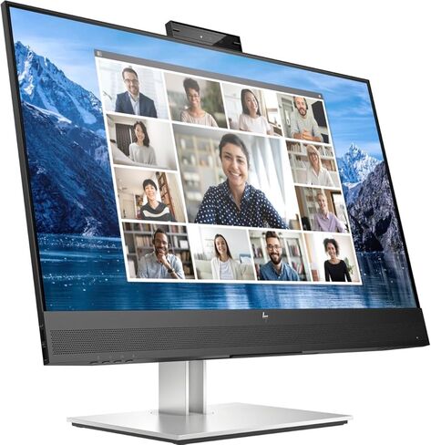 شاشة مؤتمرات HP E27m G4 USB-C 40Z29AA#ABA مع قاعدة Docztorm، شاشة 27 بوصة QHD IPS 2K، حامل VESA (100x100 مم)، كاميرا ويب 5 ميجابكسل، مثالية للمنزل والأعمال، أسود/فضي (أحدث طراز 2024) in Saudi Arabia