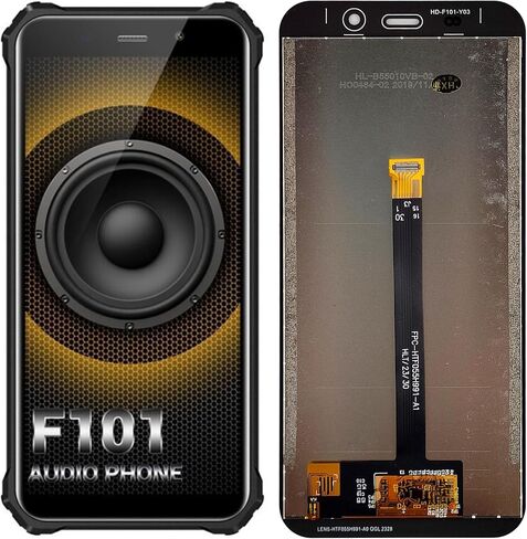 بديل متوافق مع Fossibot F101 Pro (أسود بدون إطار) شاشة LCD تعمل باللمس مجموعة رقمية مع أدوات إصلاح in Saudi Arabia