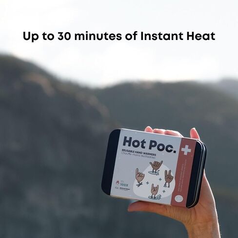 Reusable Hand Warmers, Sustainable, No Charge Needed, Pocket Warmers for Outdoors Activities and Cold Weather, Value Pack in Saudi Arabia