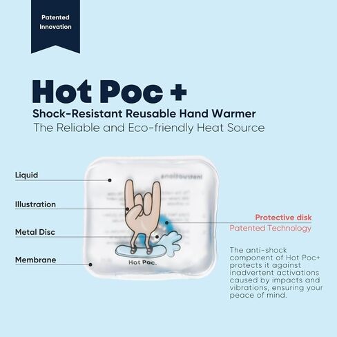 Reusable Hand Warmers, Sustainable, No Charge Needed, Pocket Warmers for Outdoors Activities and Cold Weather, Value Pack in Saudi Arabia