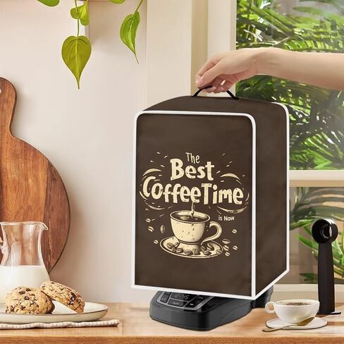 Coffee Time Coffee Machine Covers Kitchen Fingerprint Small Kitchen Appliances Protector Waterproof Dust Cover Cloth Cover for Mixers in Kuwait