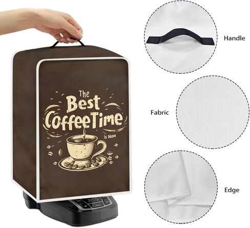 Coffee Time Coffee Machine Covers Kitchen Fingerprint Small Kitchen Appliances Protector Waterproof Dust Cover Cloth Cover for Mixers in Kuwait
