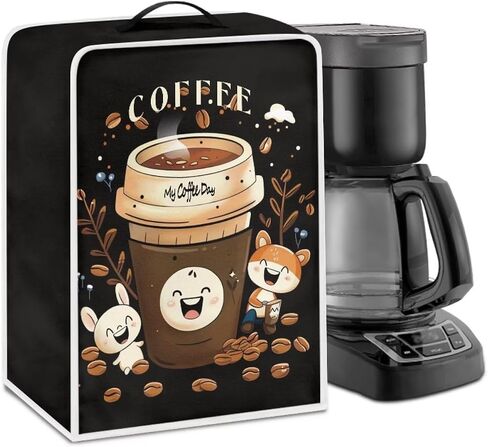 Coffee Time Coffee Machine Covers Kitchen Fingerprint Small Kitchen Appliances Protector Waterproof Dust Cover Cloth Cover for Mixers in Kuwait