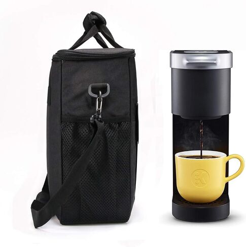 Travel Coffee Maker Carry Bag With a Cover, Travel Case for Keurig K-Mini or Keurig K-Mini Plus Coffee Maker or Coffee Pod or Keurig Travel Mug, Gray （Bag and Cover Only (Patent Design) in Saudi Arabia