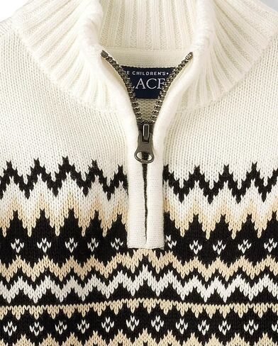 The Children's Place Baby Boys' and Toddler Quarter Zip Sweater in Saudi Arabia