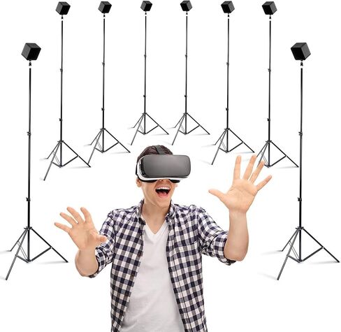 Skywin-VR Tripod Stand, HTC Vive Base Station Compatible Sensor Stand and Base Station Mount for Vive Sensors or Oculus Rift Constellation (6 Stands) in Saudi Arabia