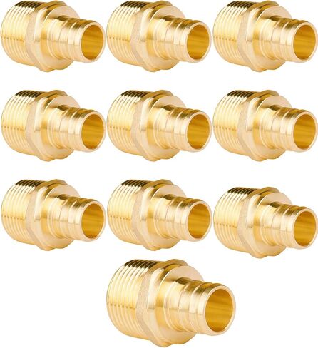 WHK 6 حزمة PEX-B 1 بوصة × 1 بوصة ذكر NPT (MNPT) محول تجعيد تركيبات Pex in Saudi Arabia