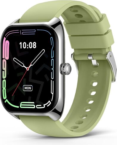 2025 Smart Watch for Men Women (Answer/Make Call),2.02" Smartwatches with 110+Sport Modes,Blood Pressure Blood Oxygen Heart Rate Sleep Monitor,IP68 Waterproof Fitness Watch Compatible with iOS Android in Saudi Arabia