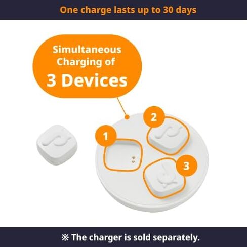 LavvieTAG Charger Set | Smartwatch for Cat ID Tag Light (0.01lbs) Activity Analysis Heath Care Calrorie Consumption App Integration Monitor Fitness Tracker(Charger Included) in Saudi Arabia