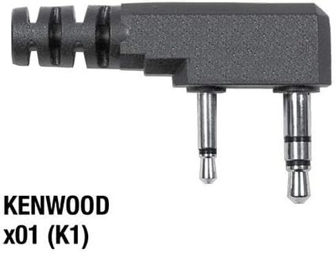 PRYME® SPM-1303 Mirage™ Wired Auxiliary Lapel Mic Surveillance Kit (1-Wire) with Noise Reducing Mic Element and Acoutistic Tube Earphone-for: Motorola 2-Pin(Side) Standard Radio Models in Kuwait