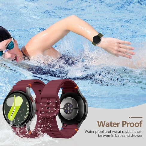 2*Silicone Sport Band for Samsung Galaxy Watch 9 8 40mm 44mm/8 Classic 46mm in Saudi Arabia