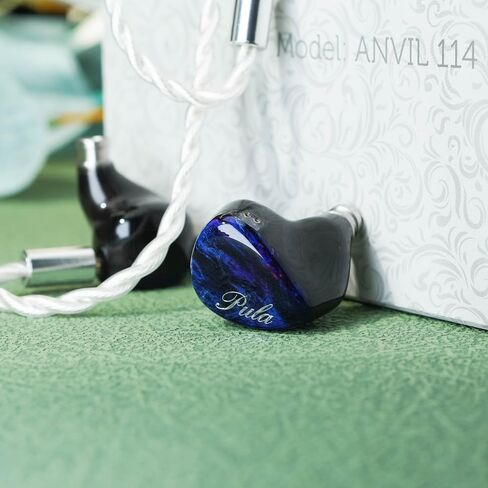 HiFiGo Pula Anvil114 Hybrid Drivers IEM Earphones, 1DD+1BC+4BA in-Ear Monitors Designed for Hi-Fi Enthusiasts with Pure Sound Experience (Blue) in Saudi Arabia