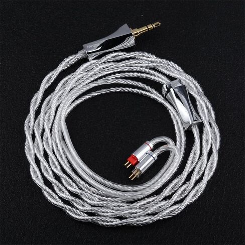 FAAEAL Earphone Cable with 2Pin 0.78mm Pin,6N-OCC Silver Plated Litz HiFi Replacement Cable,3.5mm Upgrade Wire for BLON BL03 TANGZU x HBB Xuan NV FUDU Nezha 7HZ Legato Rinko Headphone (0.78mm 3.5mm) in Saudi Arabia