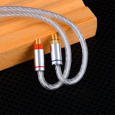 FAAEAL Earphone Cable with 2Pin 0.78mm Pin,6N-OCC Silver Plated Litz HiFi Replacement Cable,3.5mm Upgrade Wire for BLON BL03 TANGZU x HBB Xuan NV FUDU Nezha 7HZ Legato Rinko Headphone (0.78mm 3.5mm) in Saudi Arabia