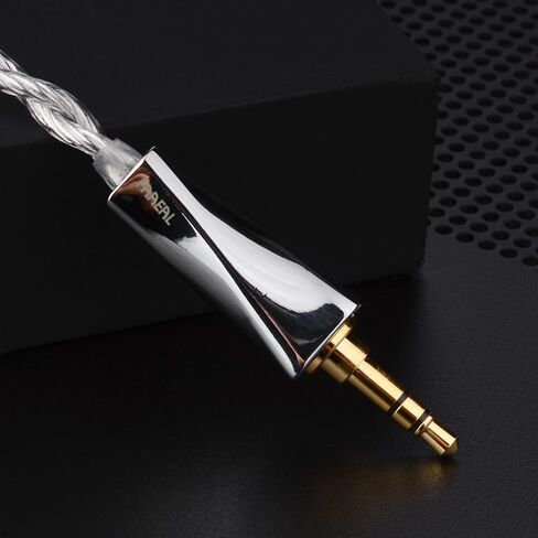FAAEAL Earphone Cable with 2Pin 0.78mm Pin,6N-OCC Silver Plated Litz HiFi Replacement Cable,3.5mm Upgrade Wire for BLON BL03 TANGZU x HBB Xuan NV FUDU Nezha 7HZ Legato Rinko Headphone (0.78mm 3.5mm) in Saudi Arabia