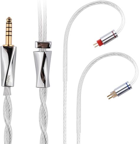 FAAEAL Earphone Cable with 2Pin 0.78mm Pin,6N-OCC Silver Plated Litz HiFi Replacement Cable,3.5mm Upgrade Wire for BLON BL03 TANGZU x HBB Xuan NV FUDU Nezha 7HZ Legato Rinko Headphone (0.78mm 3.5mm) in Saudi Arabia