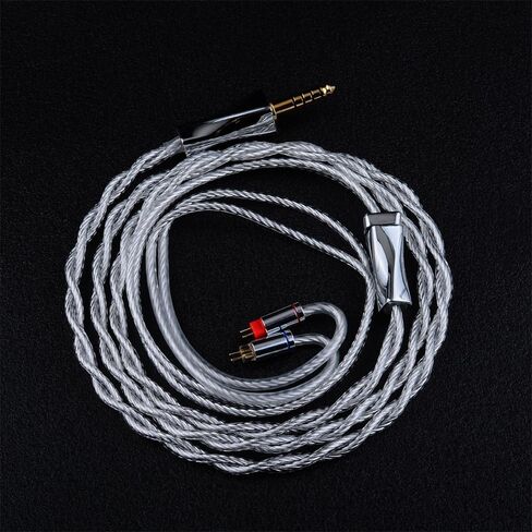 FAAEAL Earphone Cable with 2Pin 0.78mm Pin,6N-OCC Silver Plated Litz HiFi Replacement Cable,3.5mm Upgrade Wire for BLON BL03 TANGZU x HBB Xuan NV FUDU Nezha 7HZ Legato Rinko Headphone (0.78mm 3.5mm) in Saudi Arabia