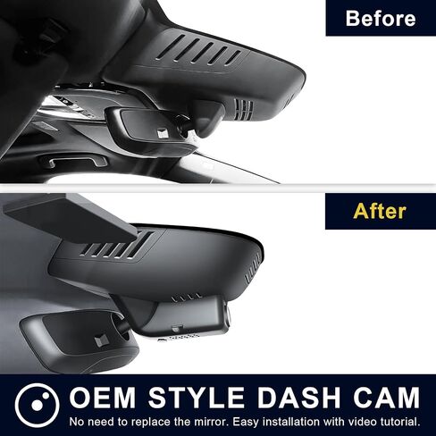 Front 4K & Rear 1080P Dash Cam Custom for Volvo XC60 2022 2023 2024 2025 (Model D), B5 B6 T8 Accessories, UHD 2160P Video,OEM Look, WiFi & App,Loop Recording,G-Sensor,Easy to Install,128GB Card in Saudi Arabia