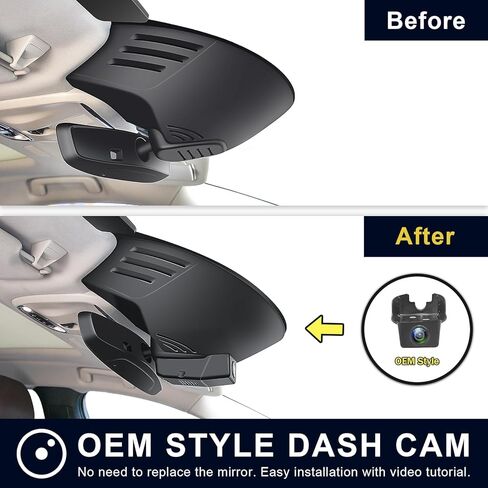 Front 4K & Rear 1080P Dash Cam Custom for Volvo XC60 2022 2023 2024 2025 (Model D), B5 B6 T8 Accessories, UHD 2160P Video,OEM Look, WiFi & App,Loop Recording,G-Sensor,Easy to Install,128GB Card in Saudi Arabia