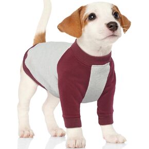 QBLEEV Dog Sweaters for Medium Dogs, Fleece Lined Dog Sweatshirt Warm Pullover Dog Clothes for Winter, Cozy Dog Sweater Pet Winter Coat Dog Sweatshirts for Small Medium Large Dogs, M